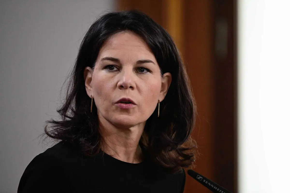 A ministra dos Negócios Estrangeiros da Alemanha, Annalena Baerbock