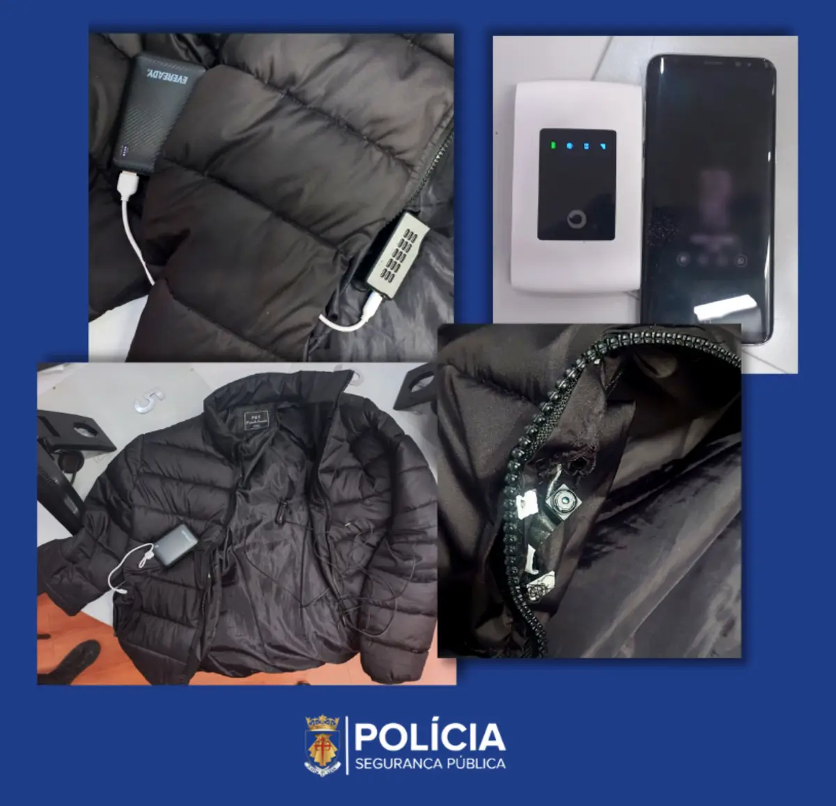 Sistema usado pelo suspeito