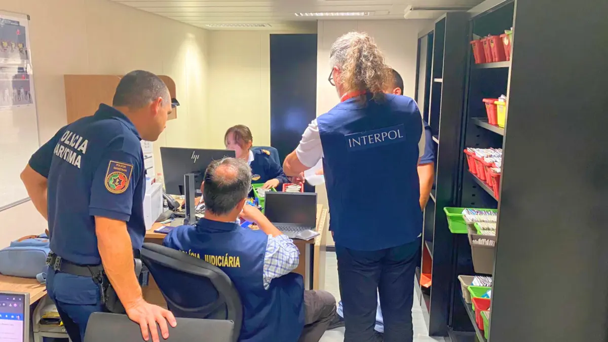 A operação também teve lugar em Portugal