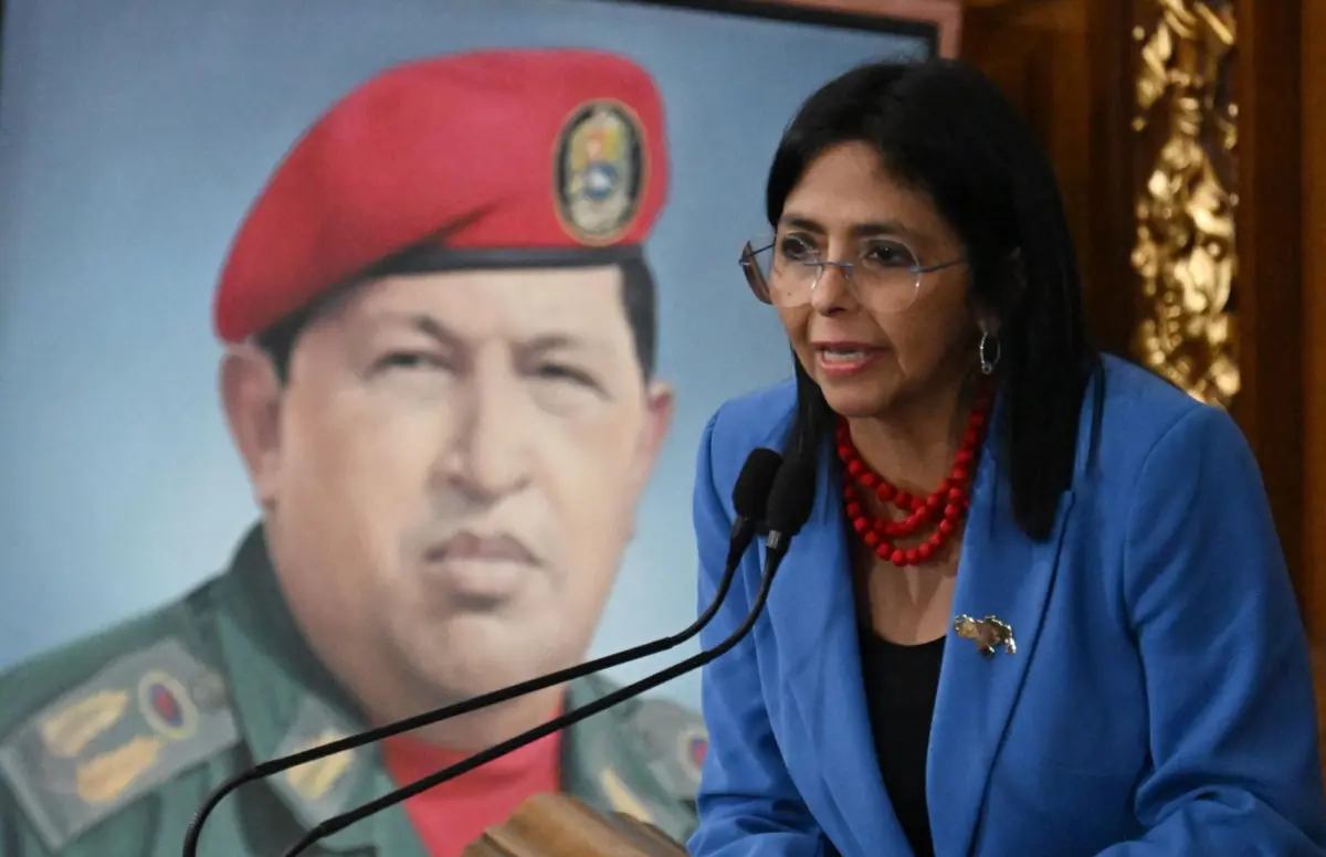 Delcy Rodríguez ascendeu nos bastidores do chavismo até assumir Ministérios e chegar a vice-Presidência, em 2018.