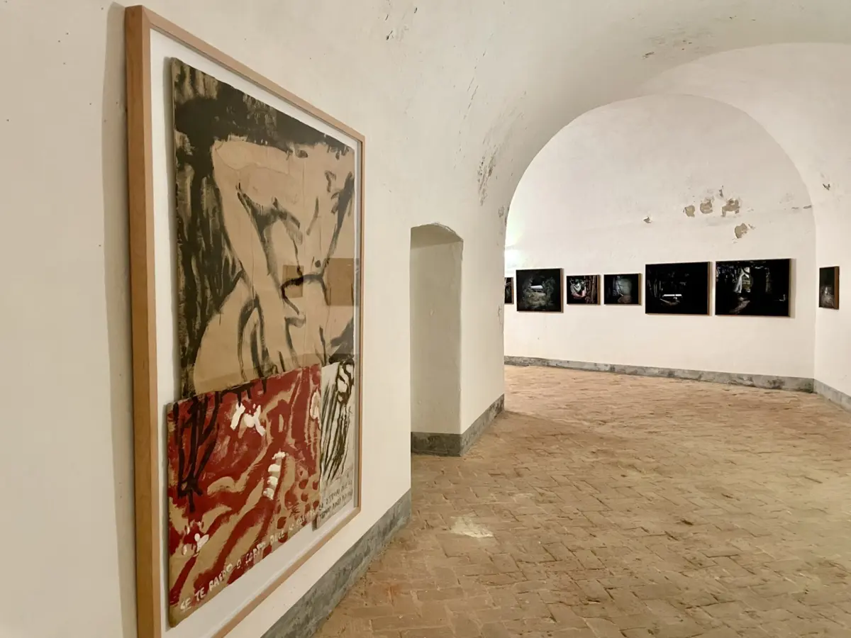 Vista da exposição no Forte da Graça