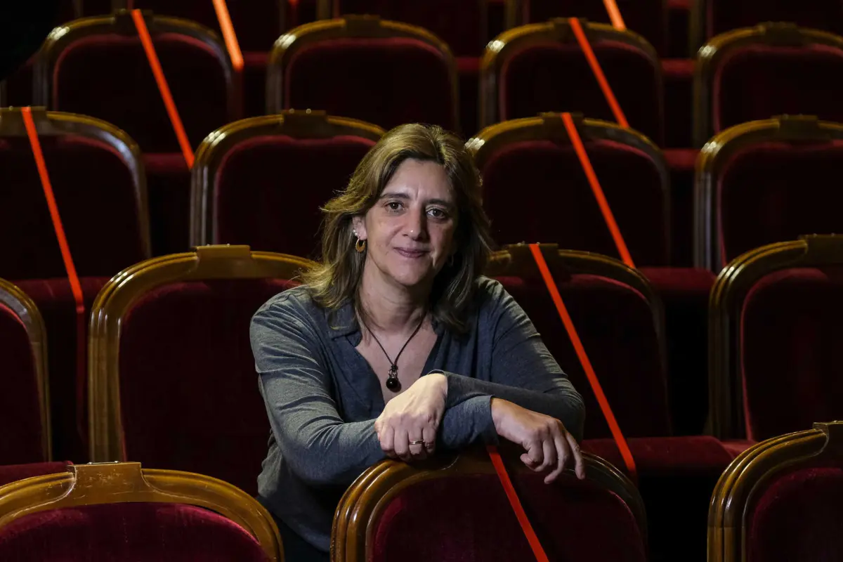 Cláudia Belchior, residente da European Theatre Convention (ETC), fundada em 1988