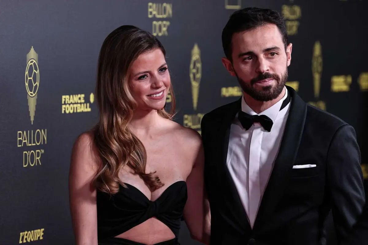 Bernardo Silva e Ines Degener Tomaz têm uma filha