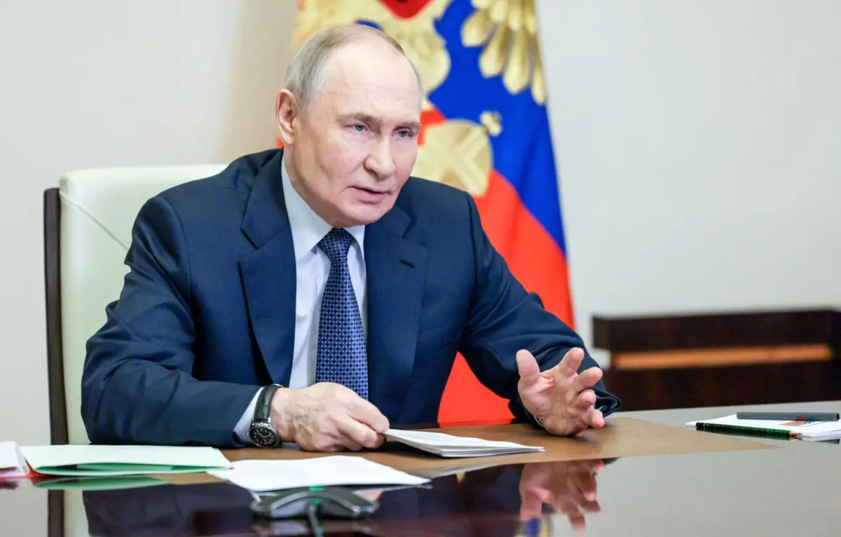 O presidente da Rússia, Vladimir Putin