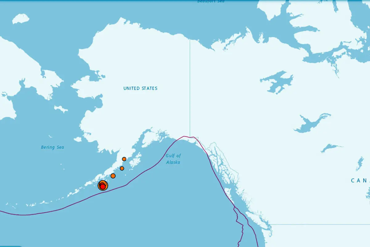 Cancelado alerta de tsunami após sismo de magnitude 7,2 no Alasca