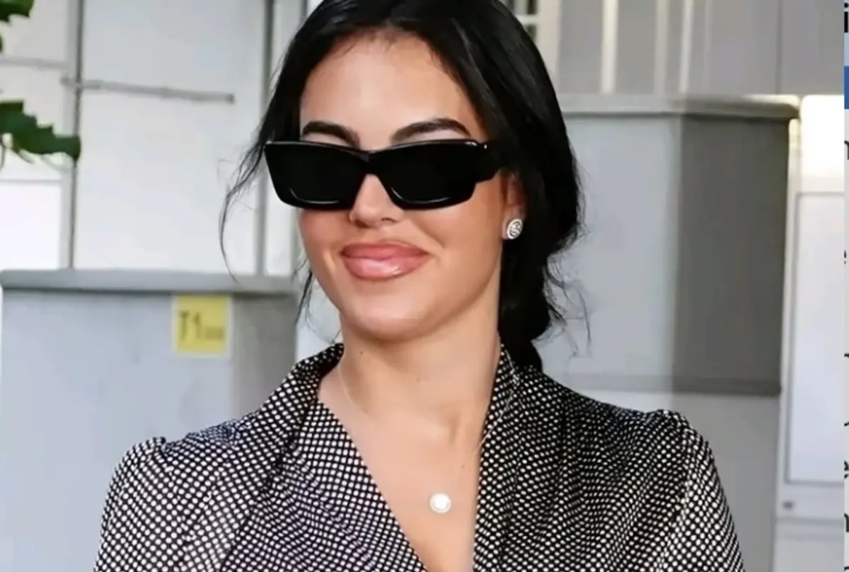 Georgina à chegada a Veneza