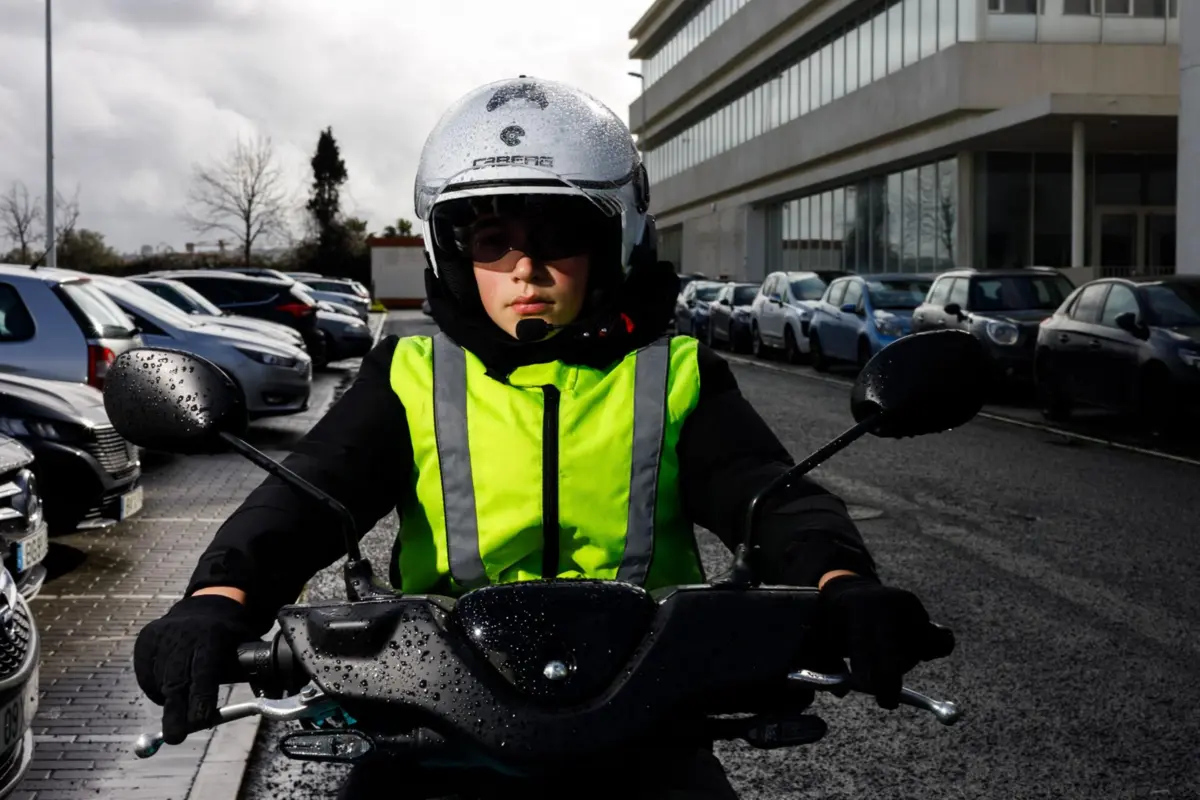 Pedro está a tirar formação da Prevenção Rodoviária Portuguesa