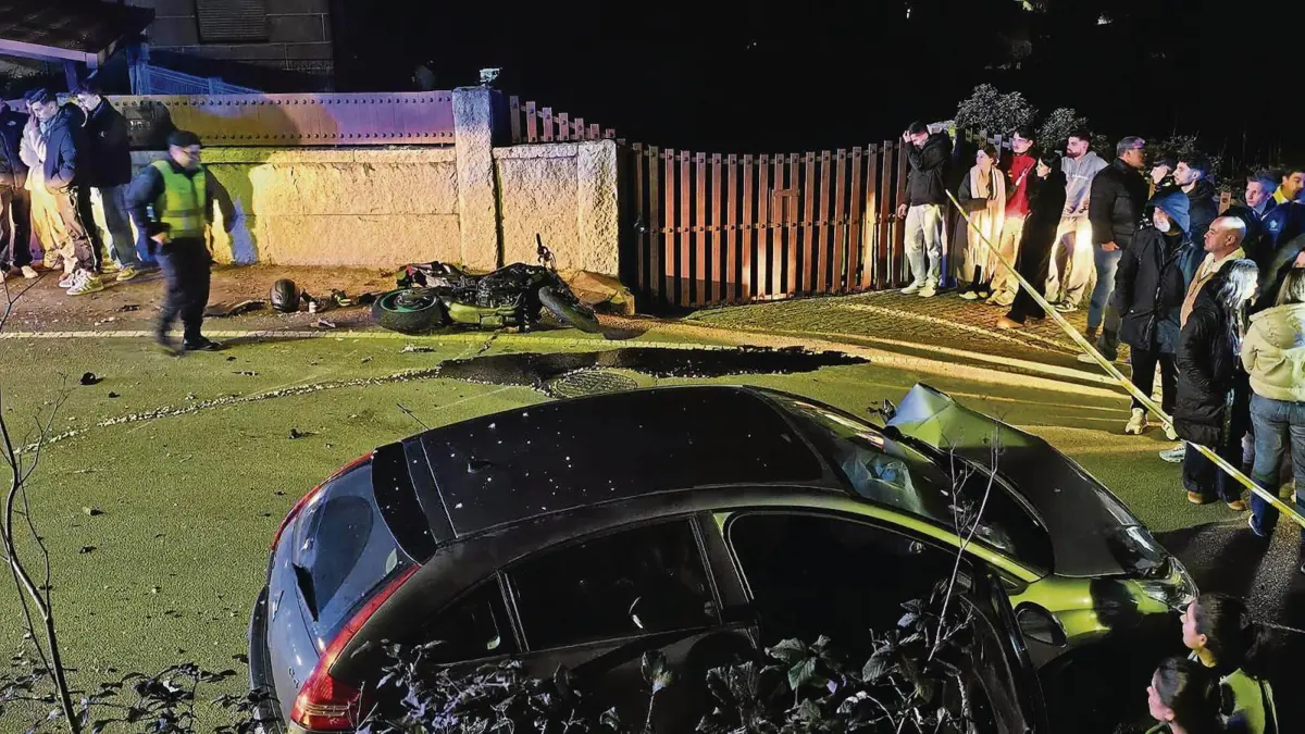 Motociclista de 21 anos morreu após uma colisão contra um carro, no Marco de Canaveses