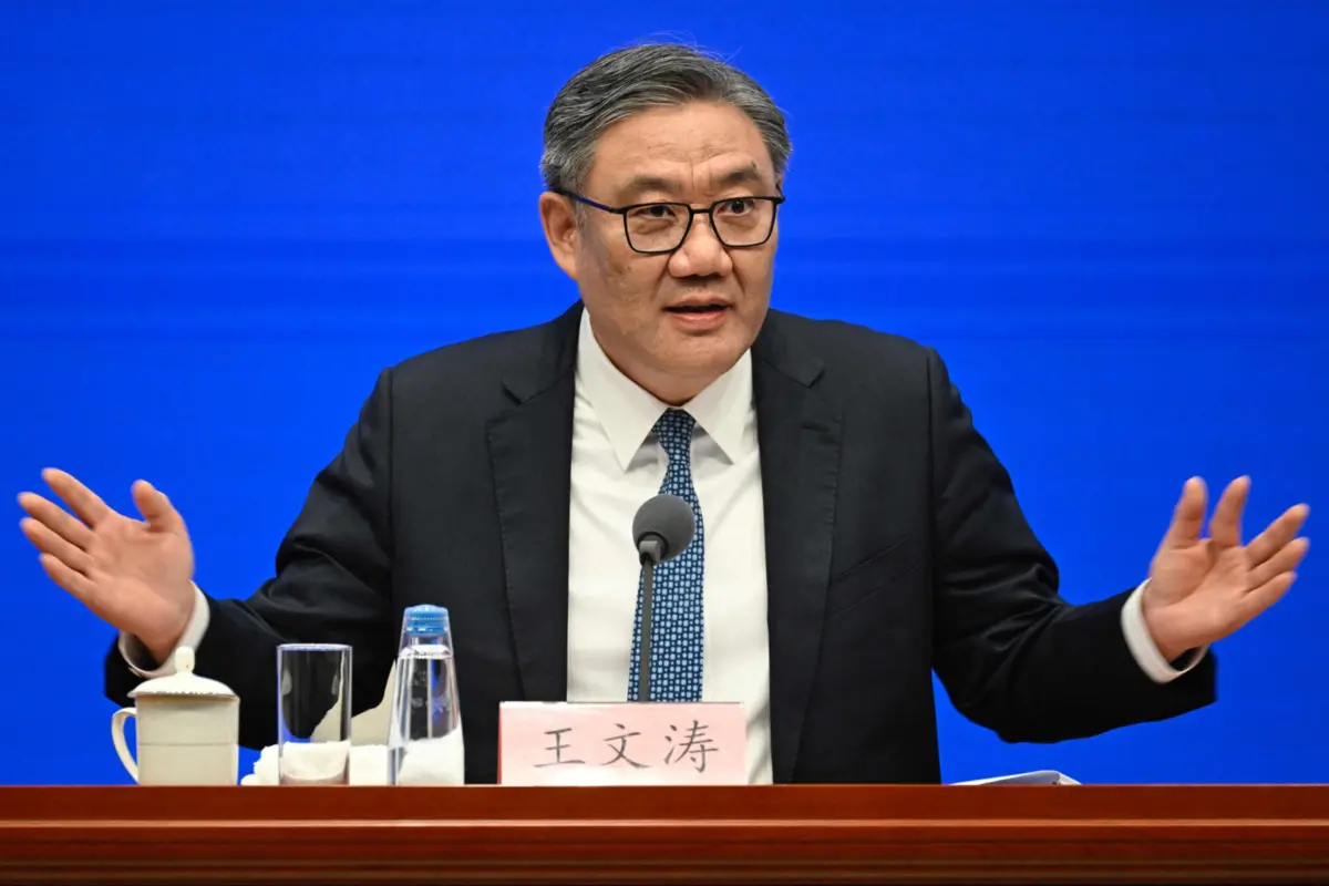 O ministro do Comércio da China, Wang Wentao