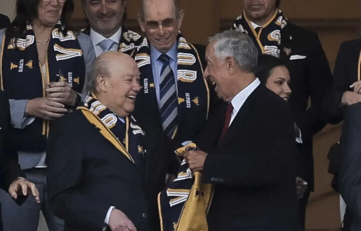 Imagem de contexto do artigo Pinto da Costa: Marcelo recorda personalidade a quem país fica a dever prestígio externo