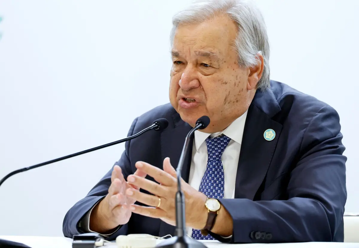 O secretário-geral da ONU, António Guterres