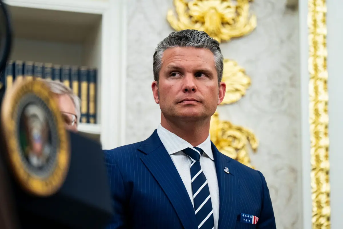O secretário da Defesa dos Estados Unidos, Pete Hegseth