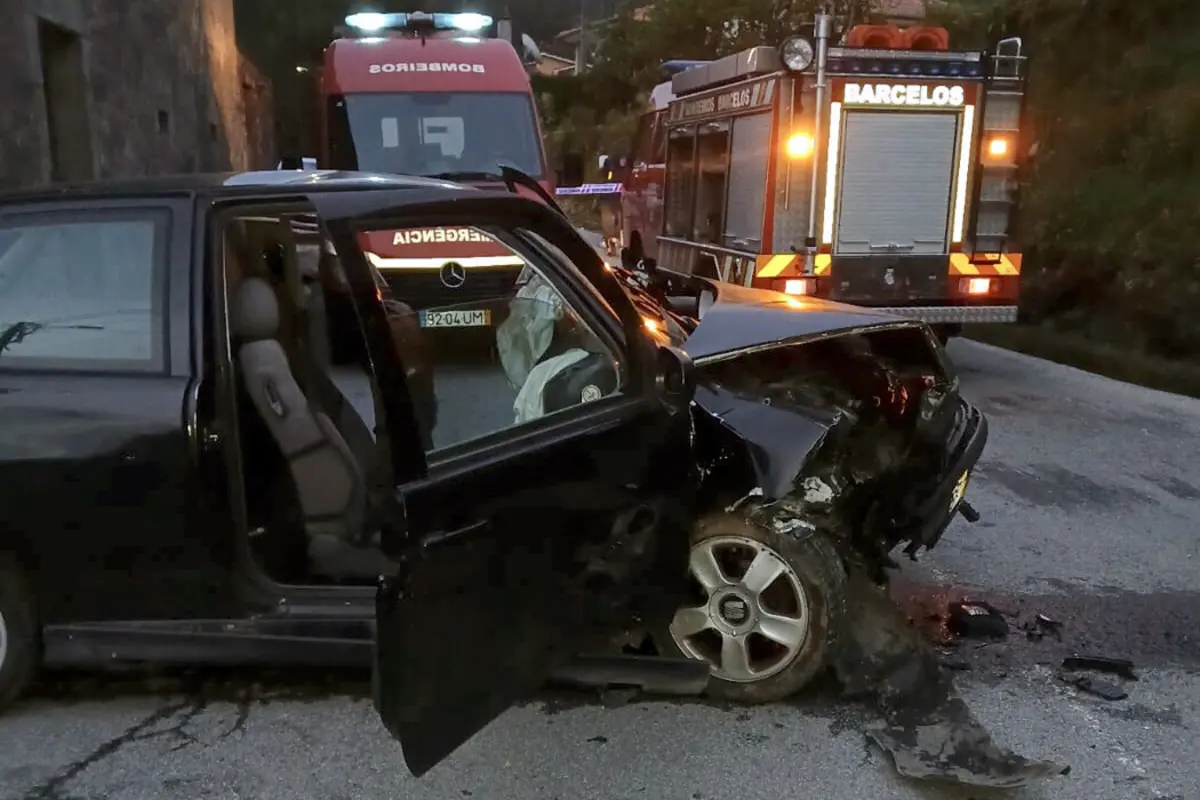 A vítima foi transportada para o hospital de Braga