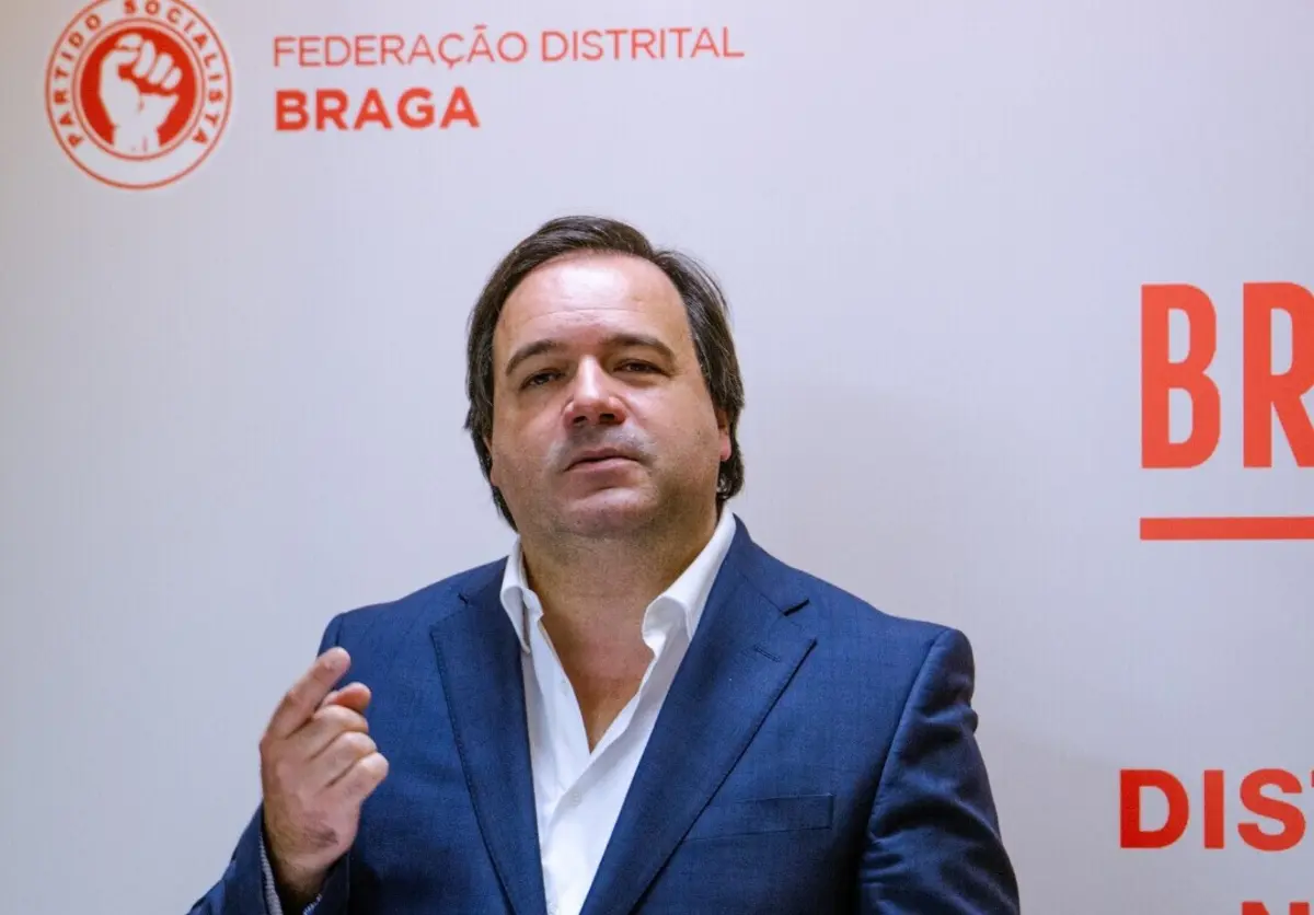 O líder do PS/Braga, Victor Hugo Salgado