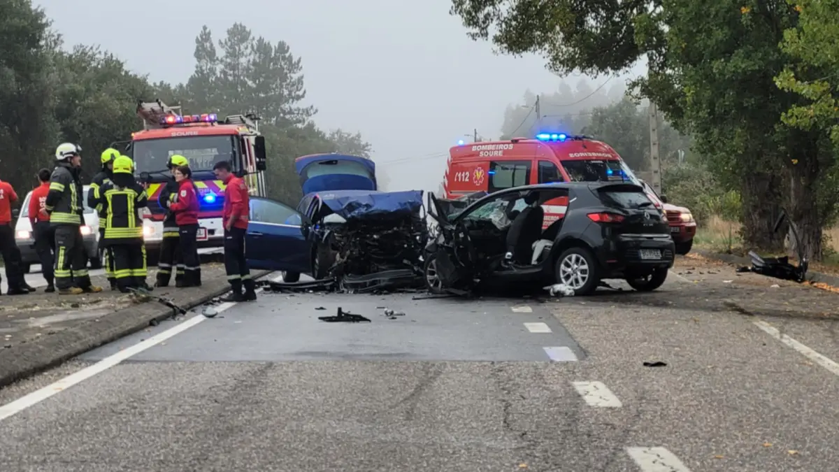 Colisão frontal matou três pessoas