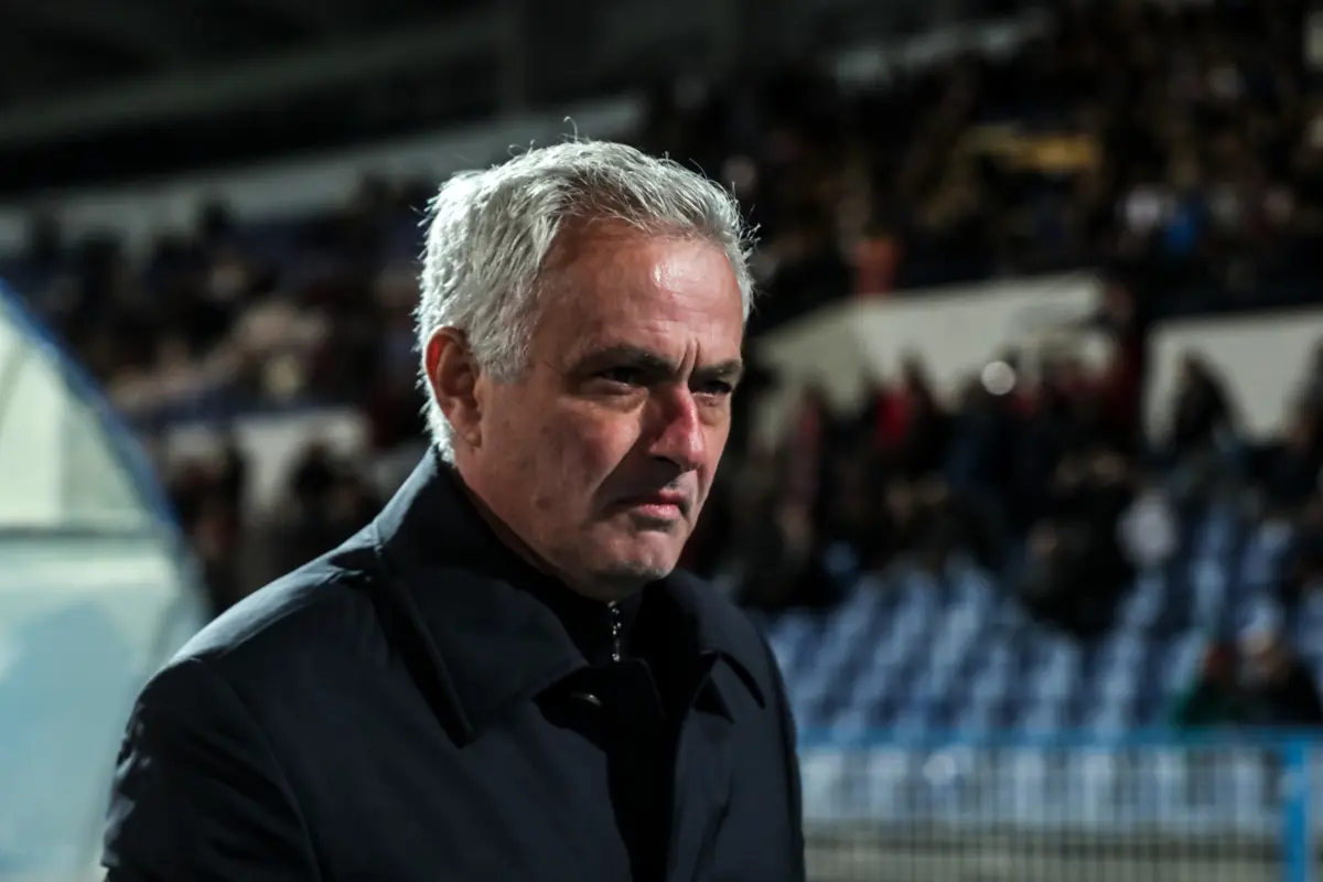 José Mourinho durante o jogo com o Atlético