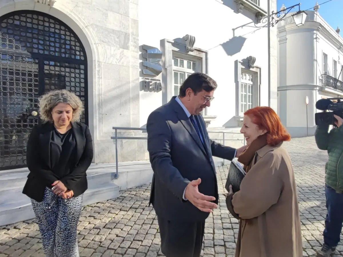 A ministra do Ambiente e Energia esteve esta manhã em Beja