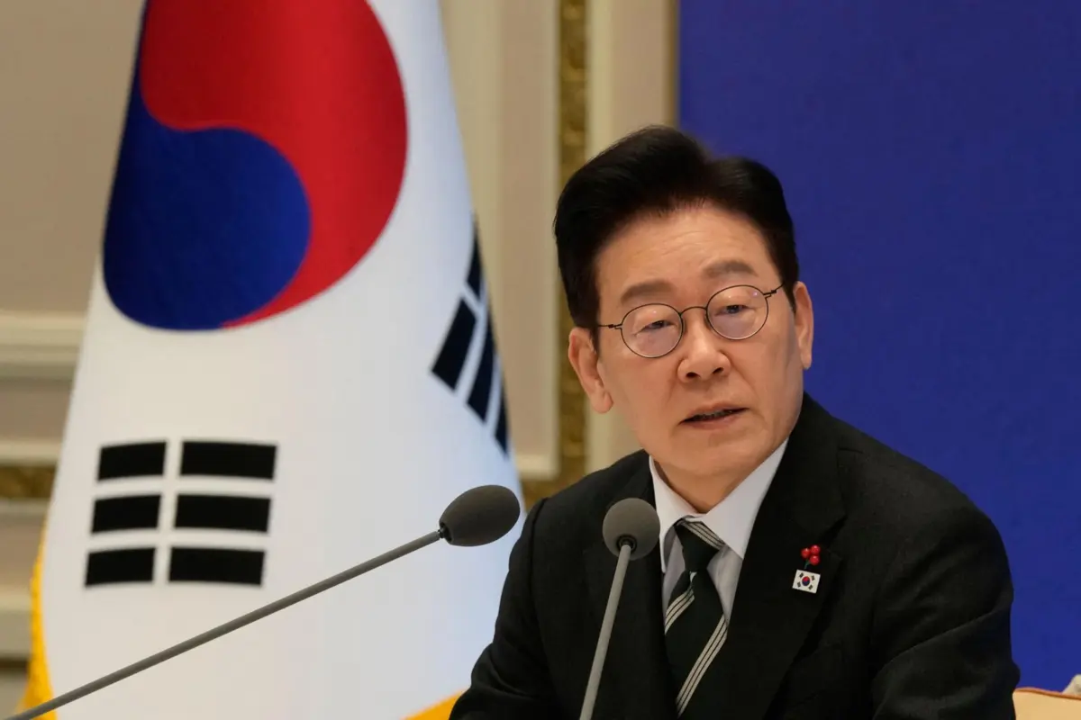 O presidente da Coreia do Sul, Lee Jae-myung