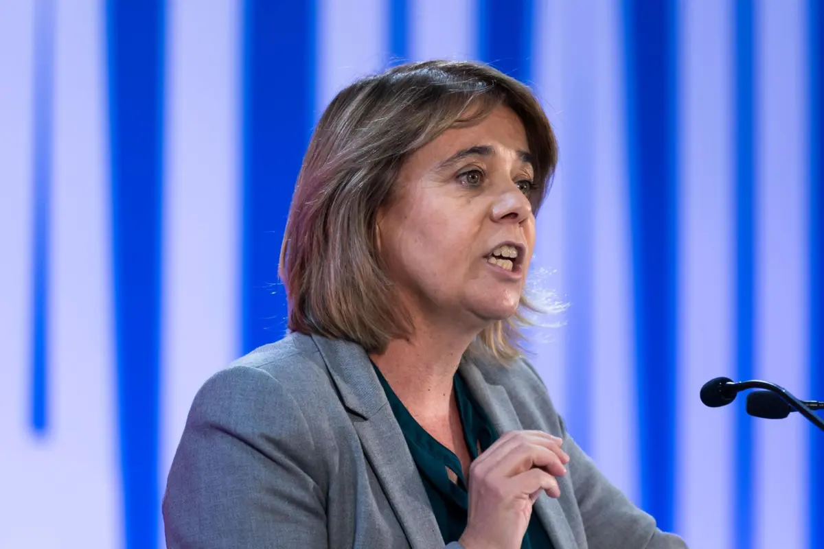 A candidata presidencial Catarina Martins