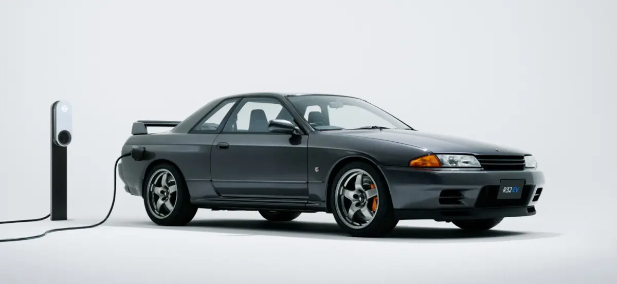 Nissan R32 GT-R convertido em veículo elétrico