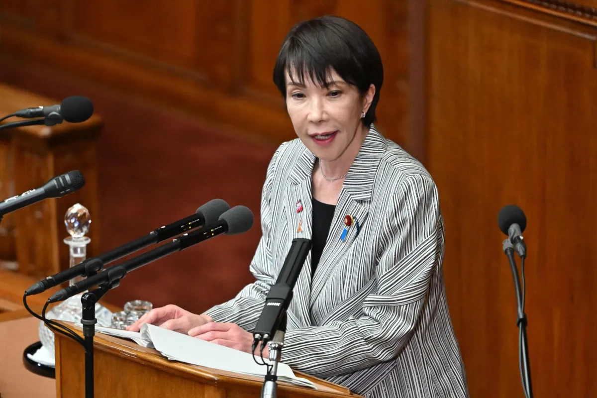 A primeira-ministra japonesa, Sanae Takaichi, confirmou o lançamento do míssil