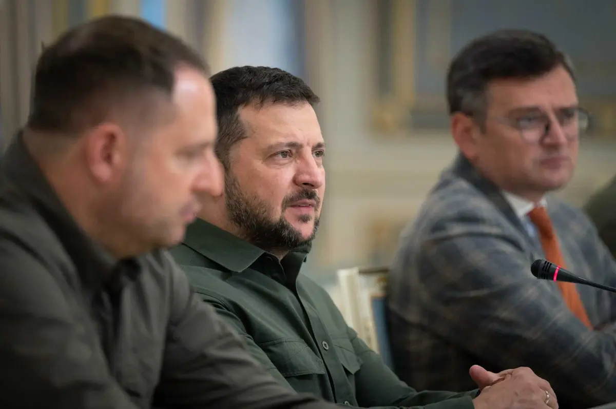 O presidente da Ucrânia, Volodymyr Zelensky