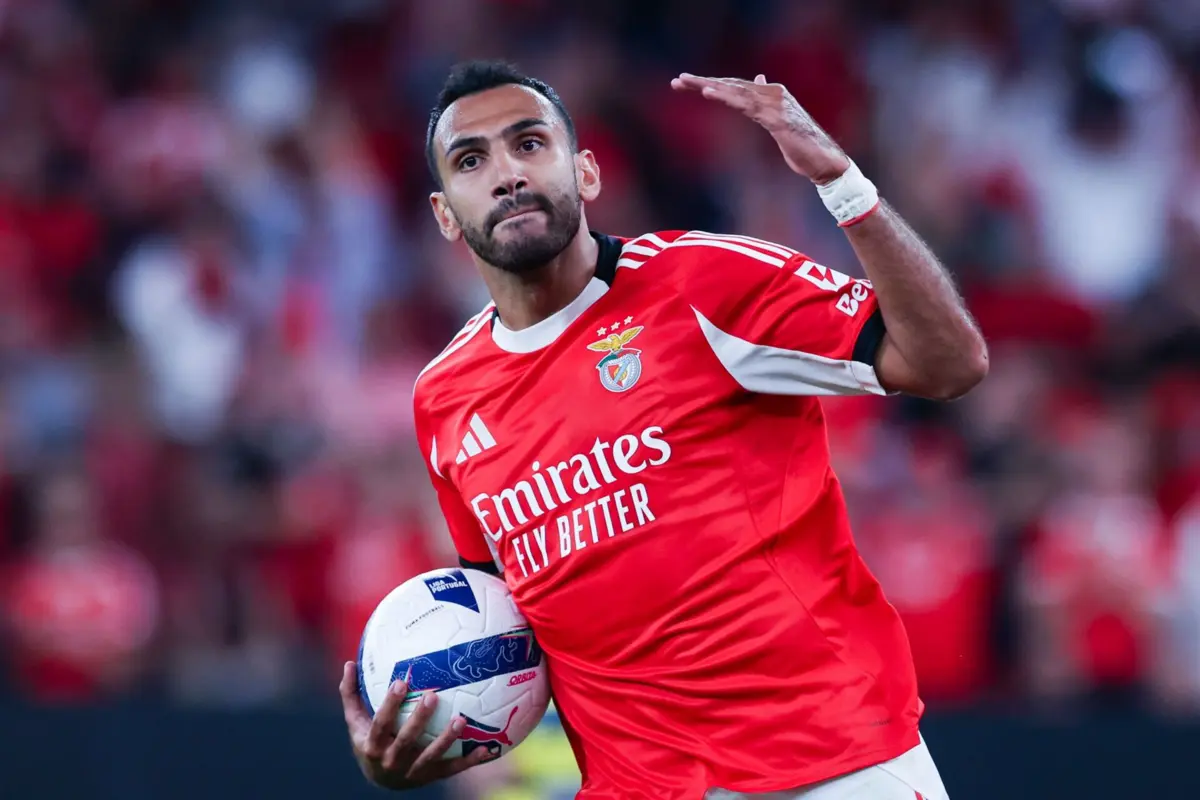 Pavlidis celebra após marcar contra o Gil Vicente