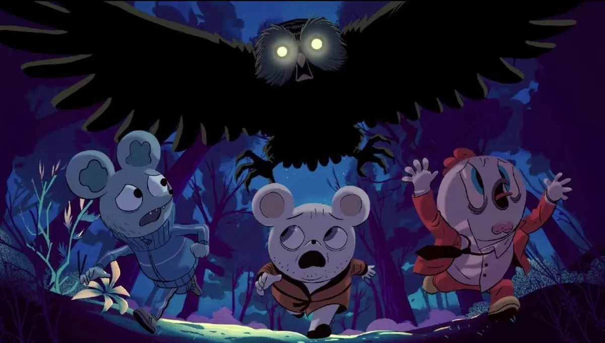 "Decorado" é uma longa-metragem de animação destinada mais a um público adulto, embora aberto a todas as idades, contando a história de Arnold, um rato numa crise de meia-idade, vendo o seu mundo como um palco de teatro