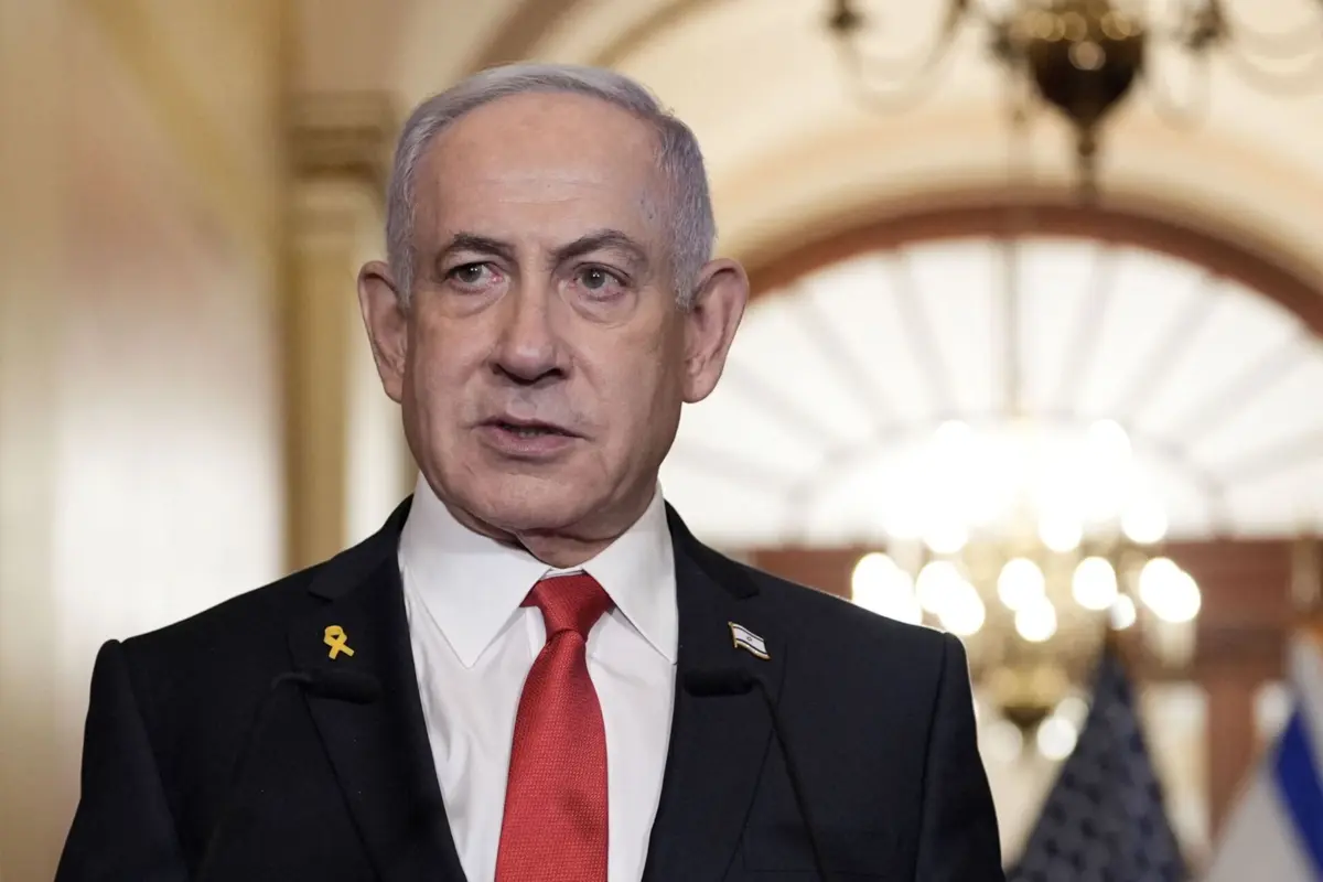 O primeiro-ministro israelita, Benjamin Netanyahu