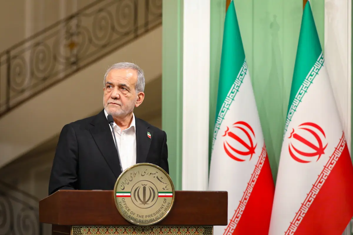 Presidente iraniano Masoud Pezeshkian