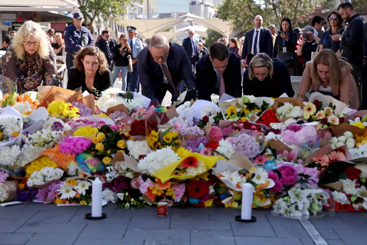Primeiro-ministro australiano juntou-se às homenagens