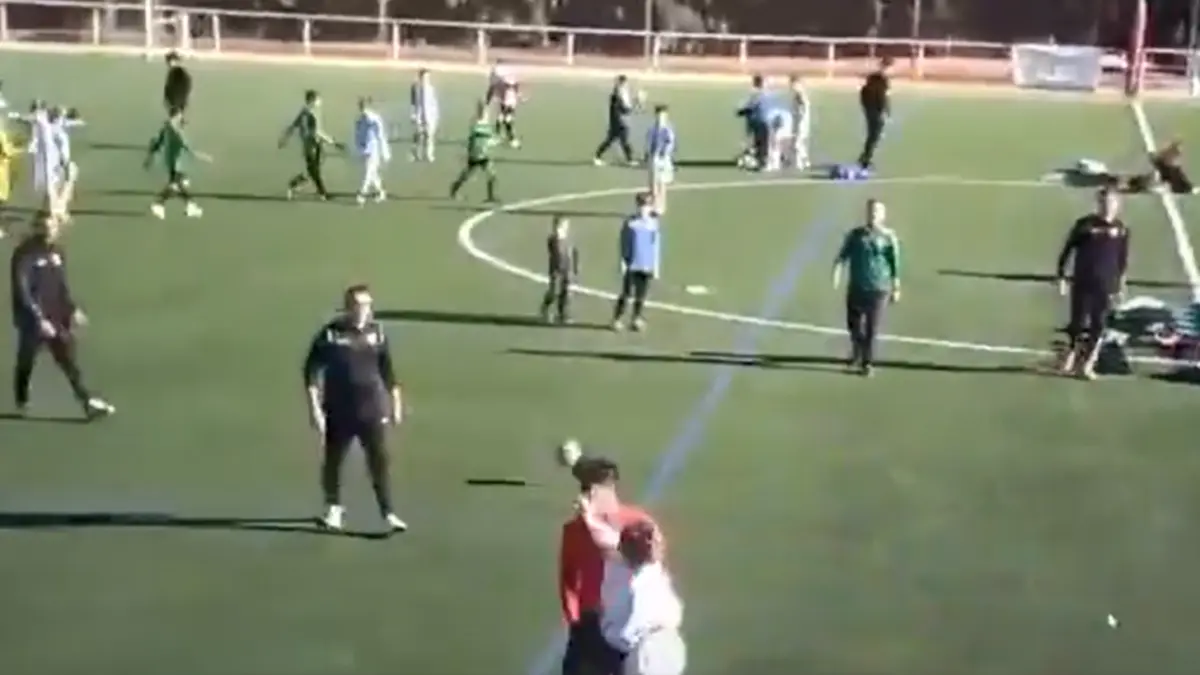 Momento da agressão