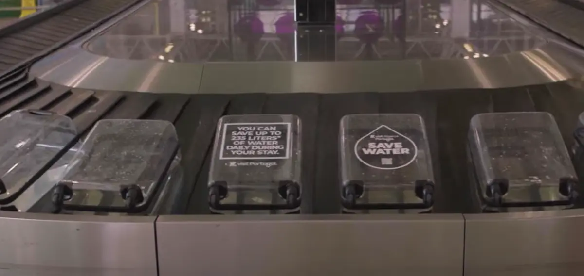 Imagem de contexto do artigo Bagagens cheias de água nos tapetes do aeroporto de Faro alertam turistas sobre seca