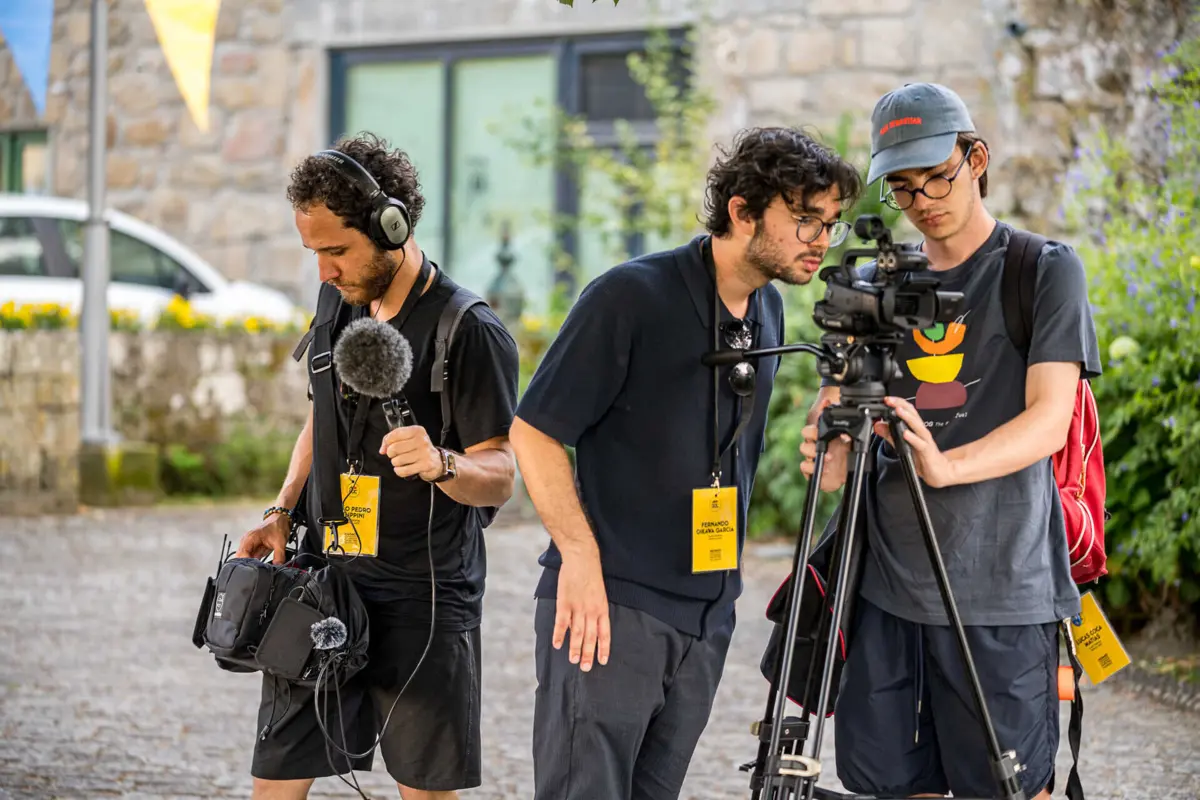 Estudantes brasileiros integraram filmagens