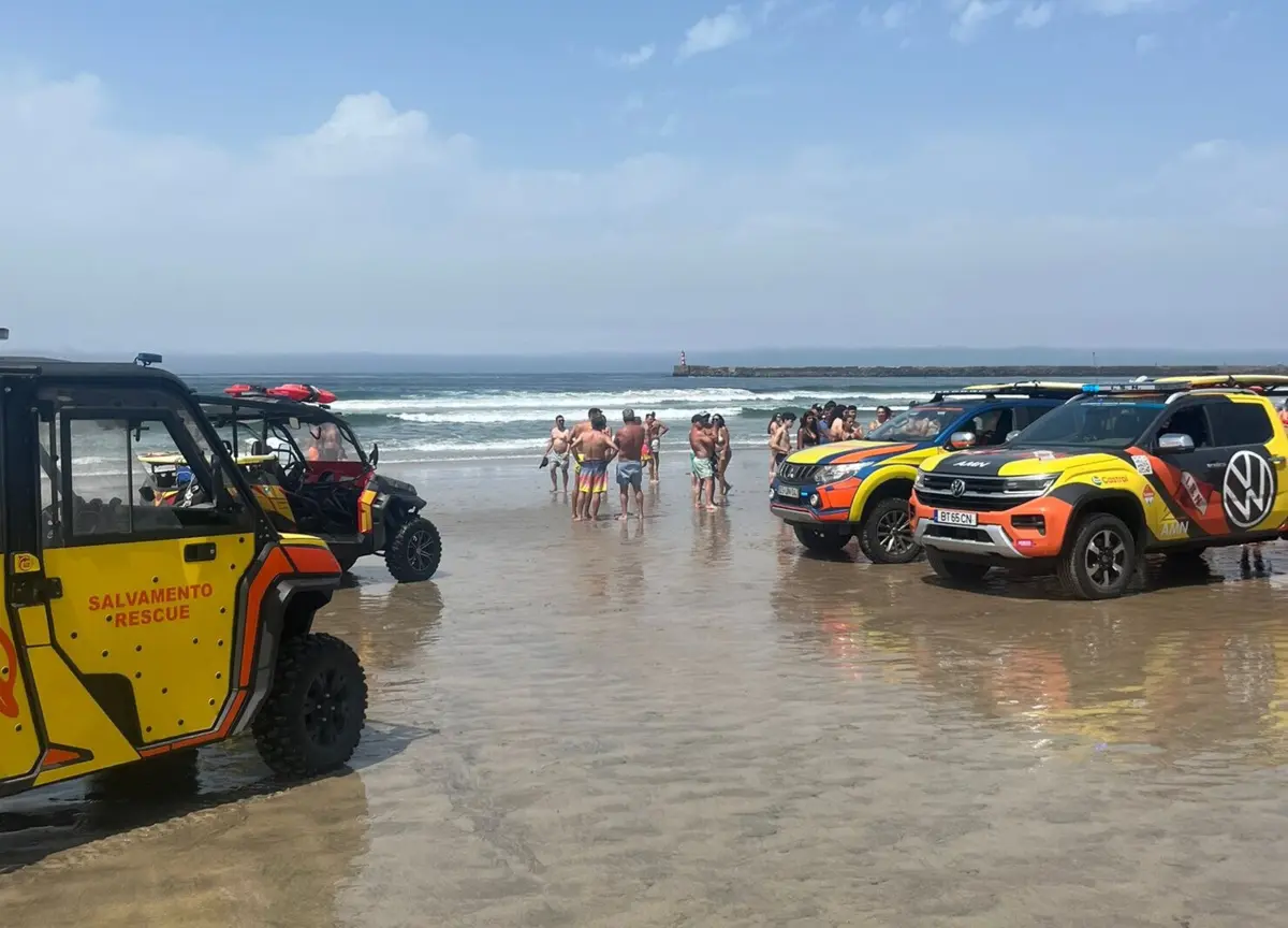 Imagem de contexto do artigo Três pessoas resgatadas numa praia não vigiada em Vila do Conde