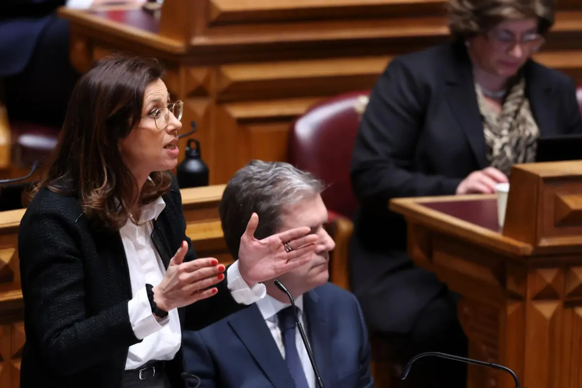 A presidente da Iniciativa Liberal, Mariana Leitão