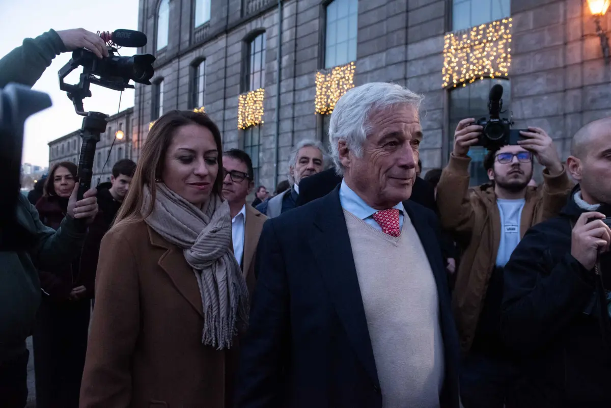 O líder do Partido Popular Monárquico, Gonçalo da Câmara Pereira