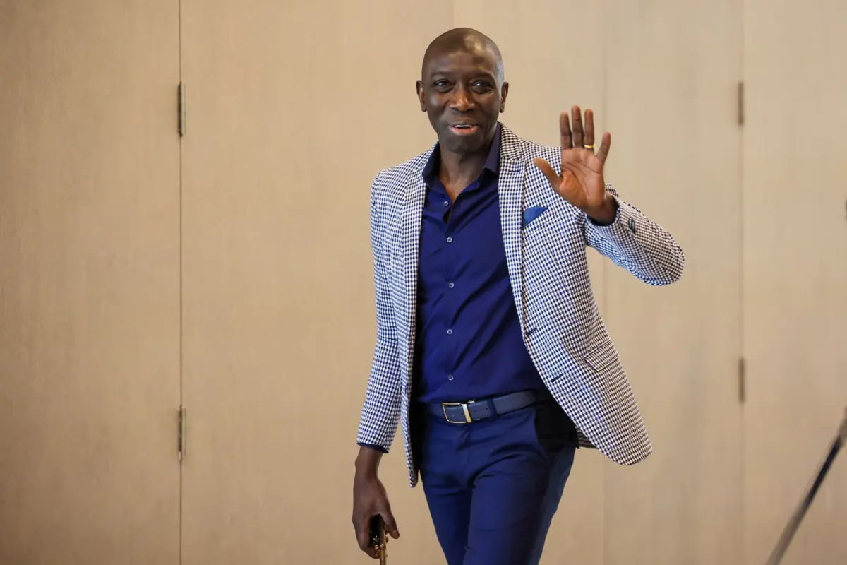 O presidente do Boavista, Fary Faye