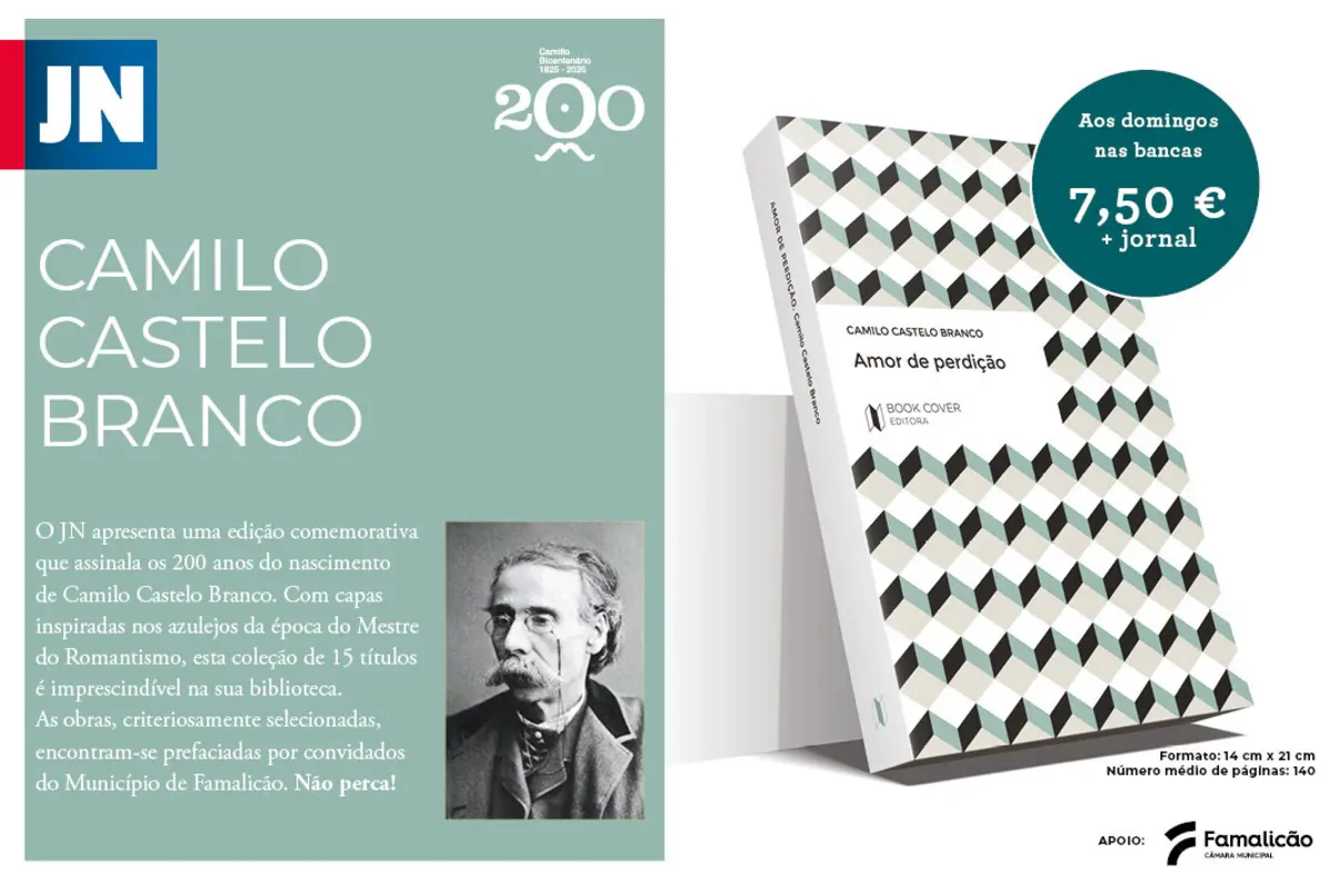 Imagem de contexto do artigo Nova coleção de Camilo Castelo Branco