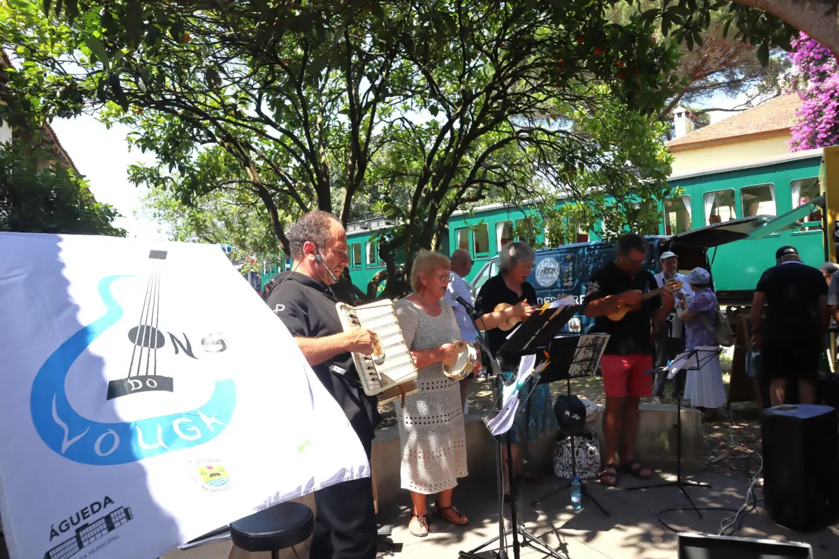 Viagens no comboio histórico arrancaram este sábado