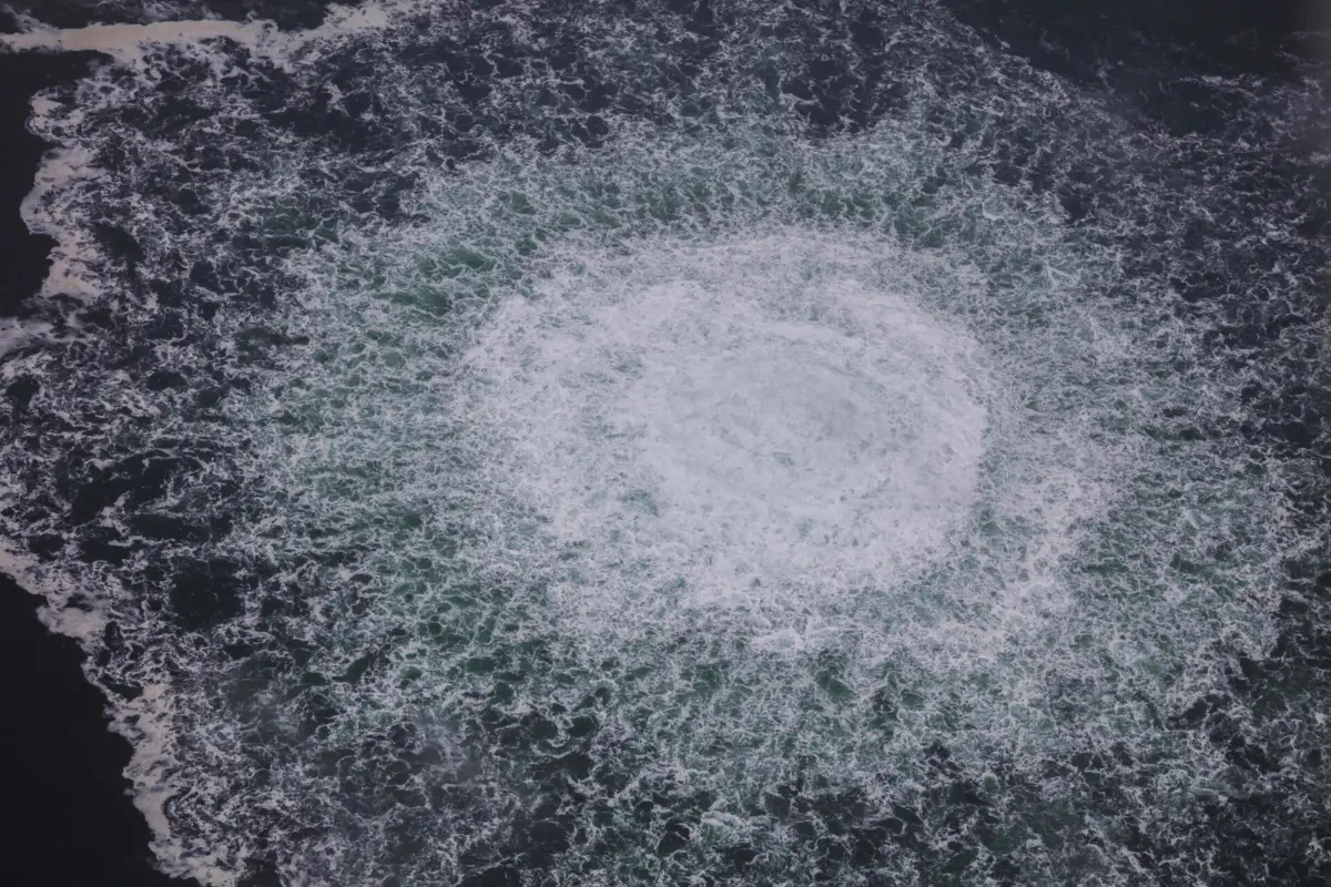 Imagem aérea captada em setembro de 2022, sete meses depois da invasão russa da Ucrânia