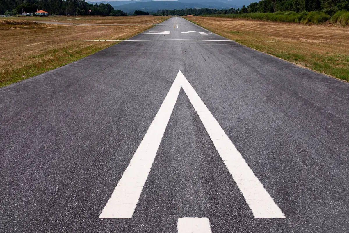 Aeródromo de Cerval, no limite dos municípios de Vila Nova de Cerveira e Valença