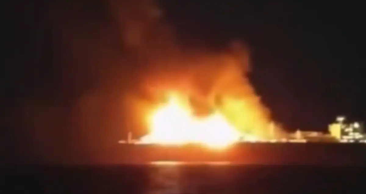 Imagem de contexto do artigo Navio da frota fantasma da Rússia afunda-se no Mediterrâneo