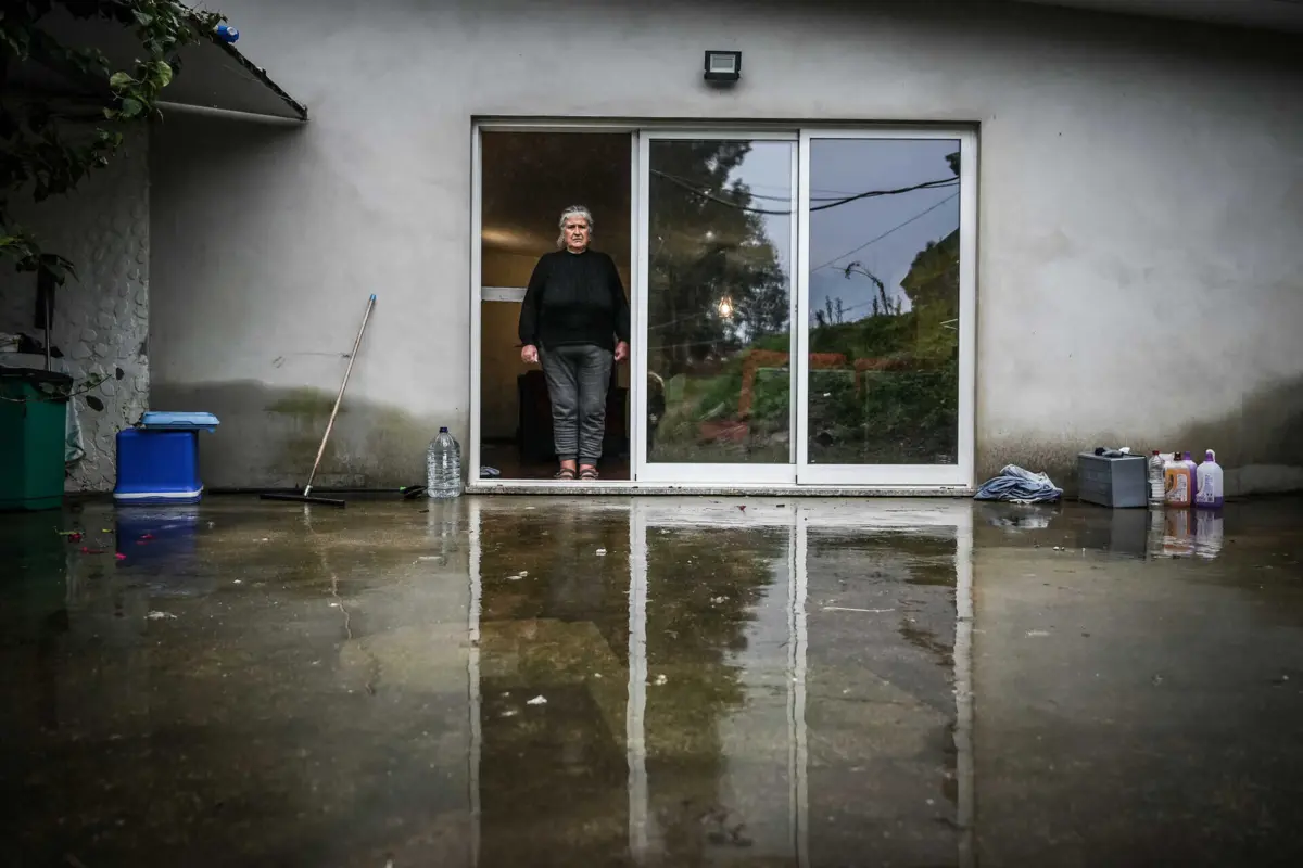 Deolinda assegura que em 40 anos nunca tinha visto o rio assim