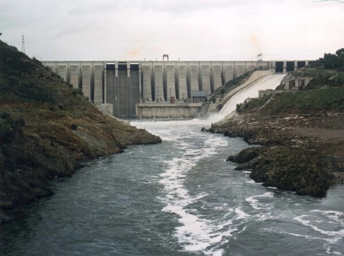 Baragem de Alcântara fotografada em 1995