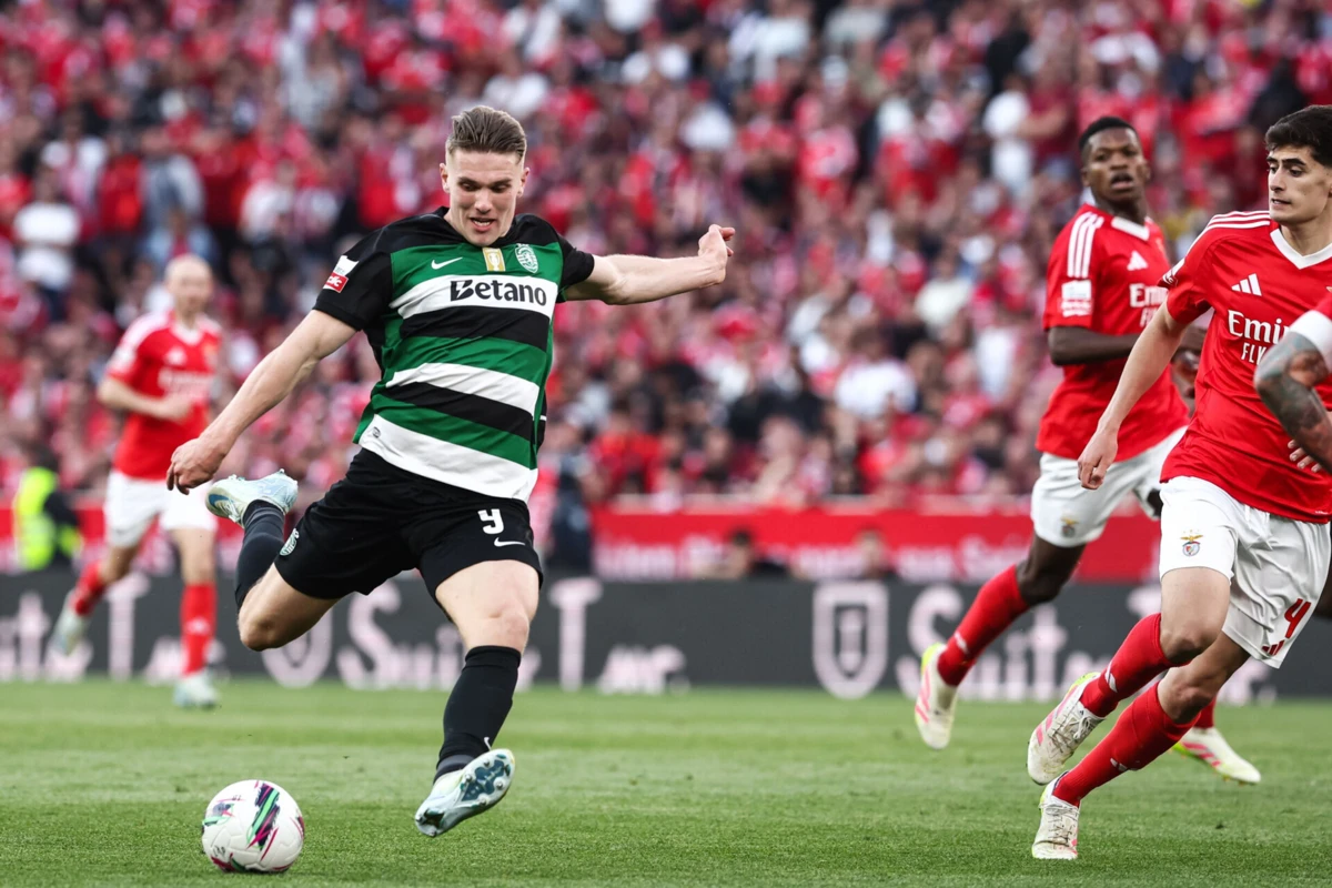 Gyokeres somou, frente ao Benfica, o segundo jogo seguido sem marcar