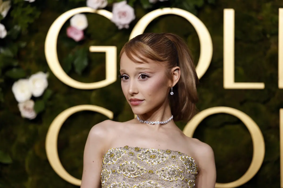 Ariana Grande no Globos de Ouro