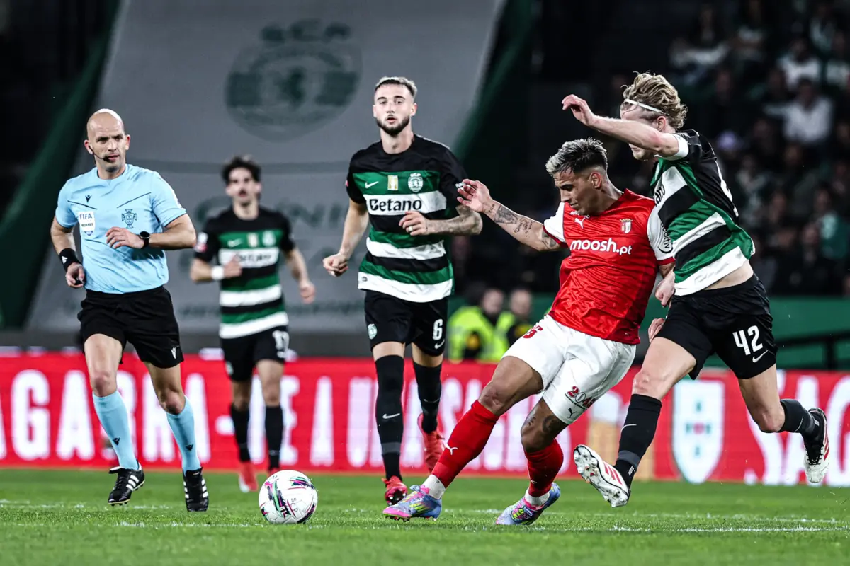 Sporting e Braga disputaram jogo equilibrado