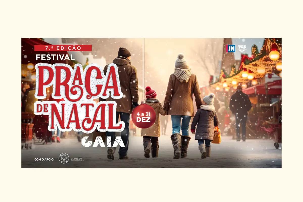 Imagem de contexto do artigo Festival Praça de Natal: o espírito natalício volta a Vila Nova de Gaia