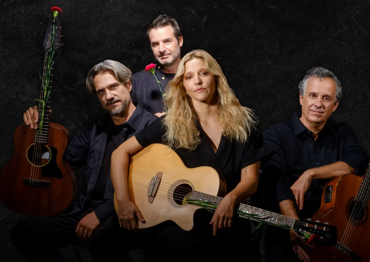 Quarteto de luxo: Rogério Charraz, José Fialho Gouveia, Joana Alegre e João Afonso.